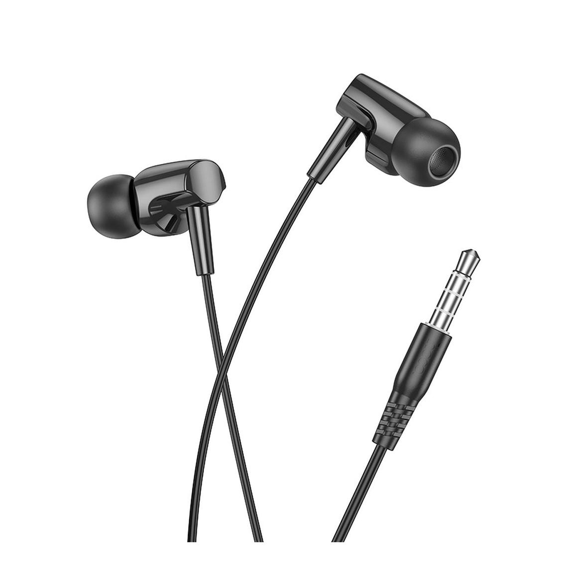 Słuchawki przewodowe douszne Jack 3,5 mm Hoco M112 czarne