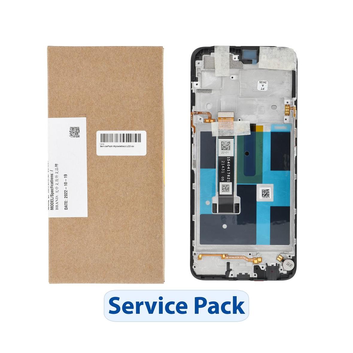 ServicePack Wyświetlacz LCD do REALME 7 Mist Blue 4906871