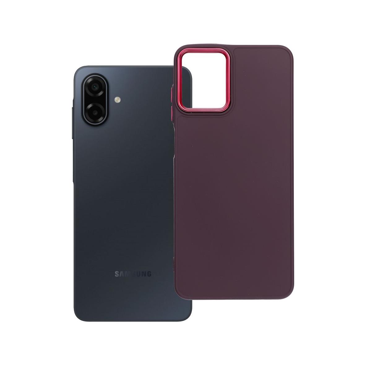 Futerał do Samsung A07 Frame fioletowy
