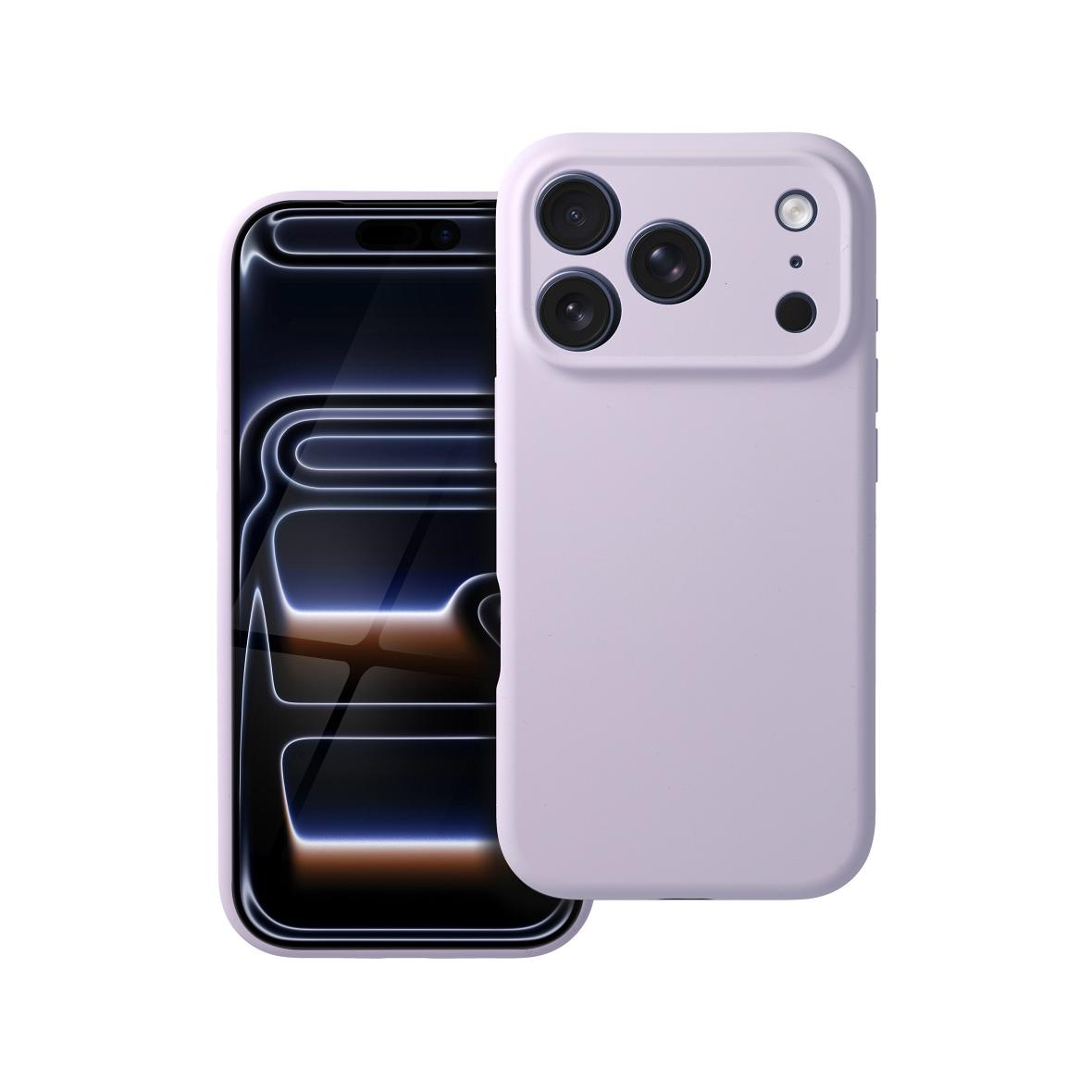 Etui na iPhone 16e (SE4 2025) / 17e Forcell F-Protect Rubber Premium zgodny z MagSafe fiołkoworóżowy 0INT
