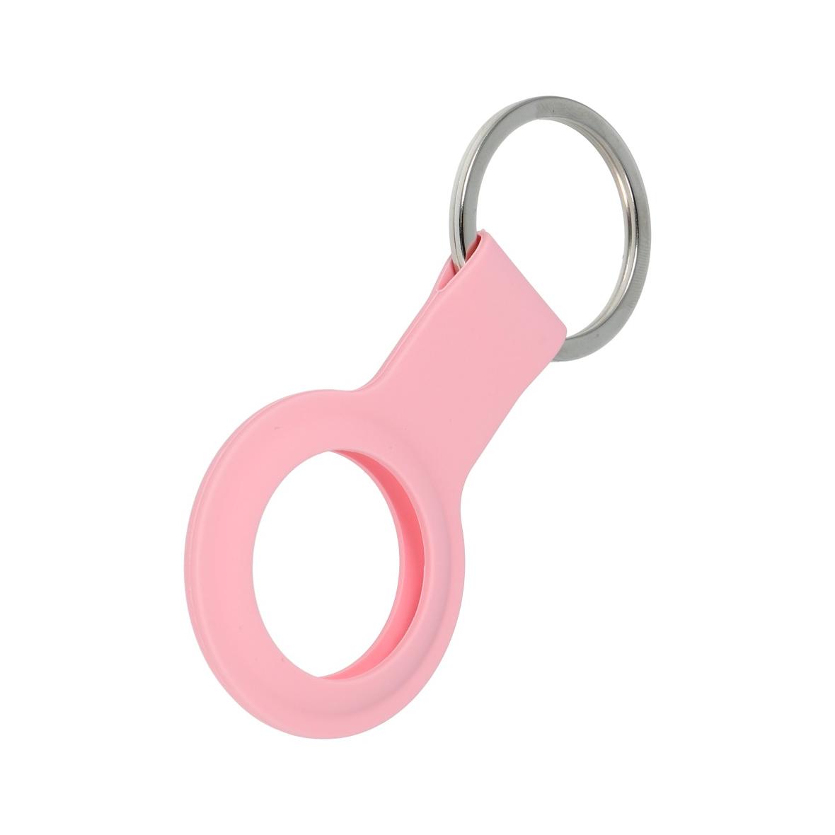 Brelok do lokalizatora AIRTAG / FORCELL F-TAG - SILICONE różowy