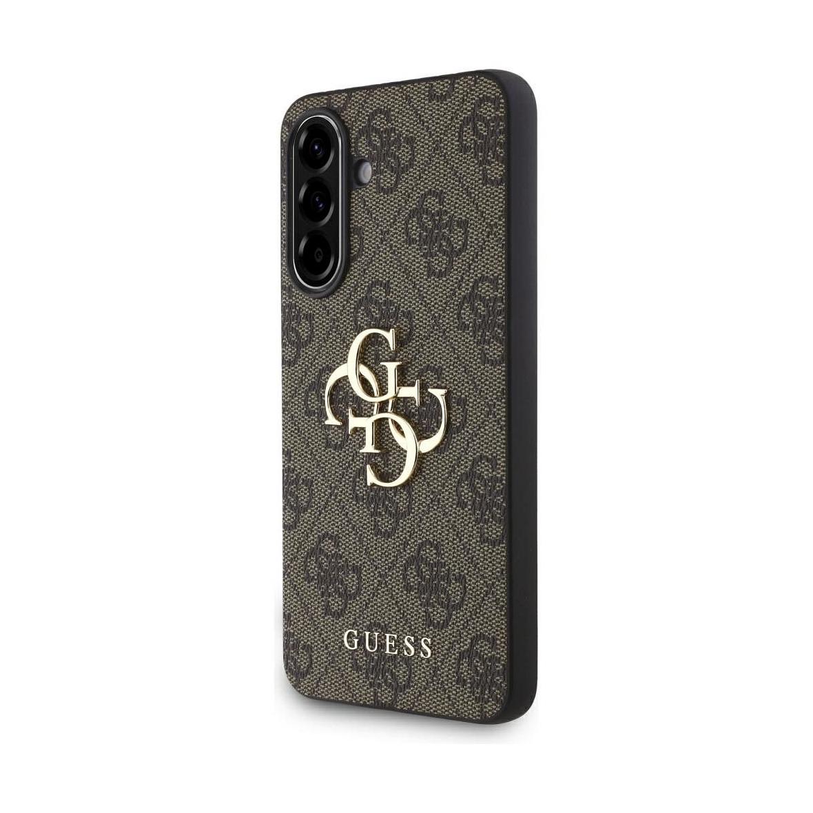 GUESS futerał do SAMSUNG A56 GUHCSA564GMGBR (4G PU Big Logo) brązowy