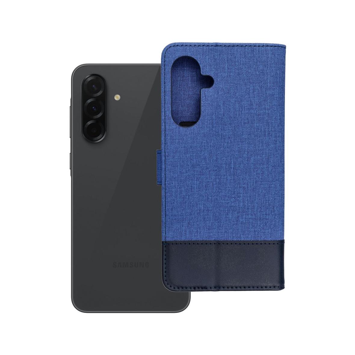 Etui z klapką na Samsung A36 5G Gomma Book niebieskie