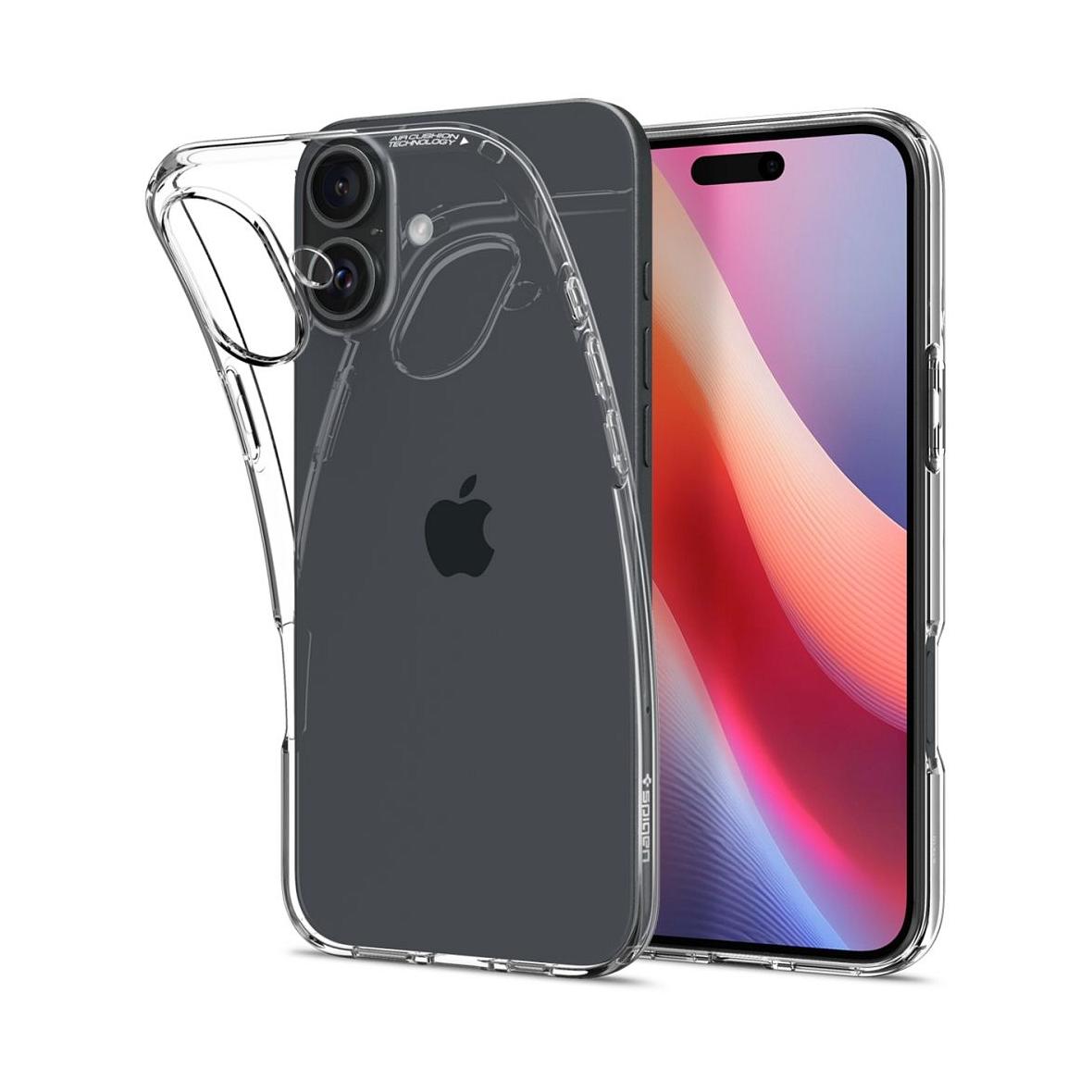SPIGEN futerał LIQUID CRYSTAL do IPHONE 16 crystal clear