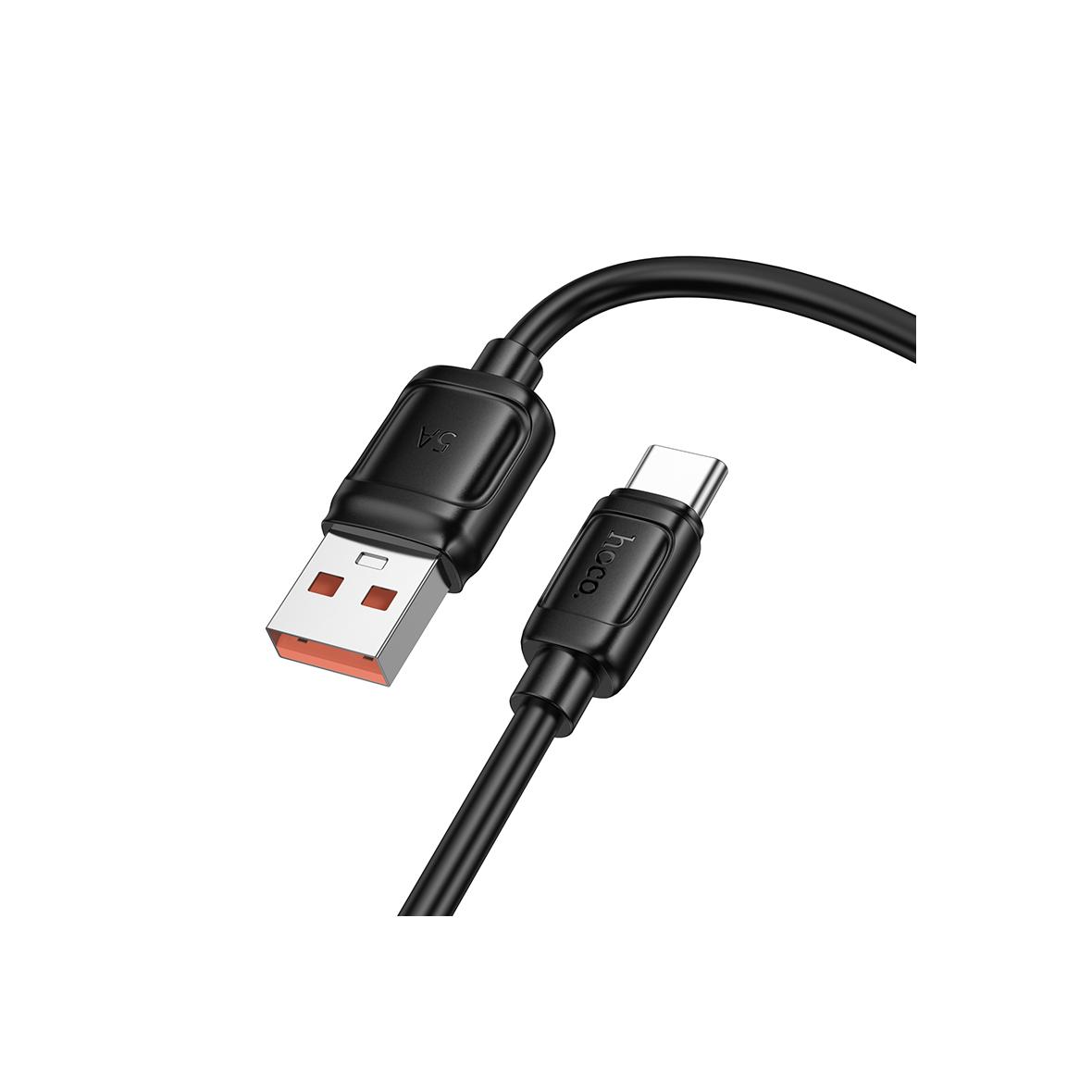 Kabel USB A do USB C Hoco PD 5A 100W 1 m X115 czarny