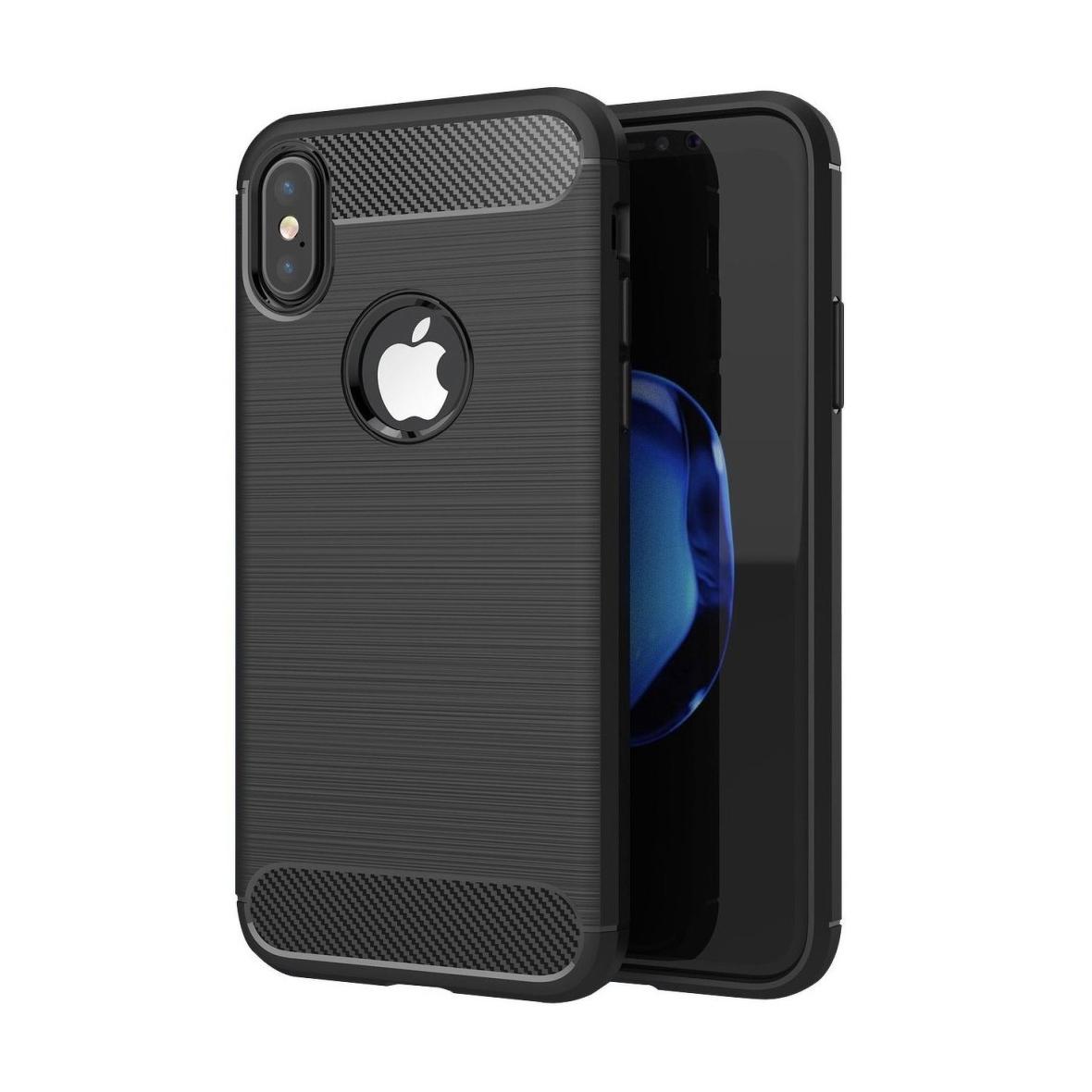 Futerał do iPhone XS Carbon czarny