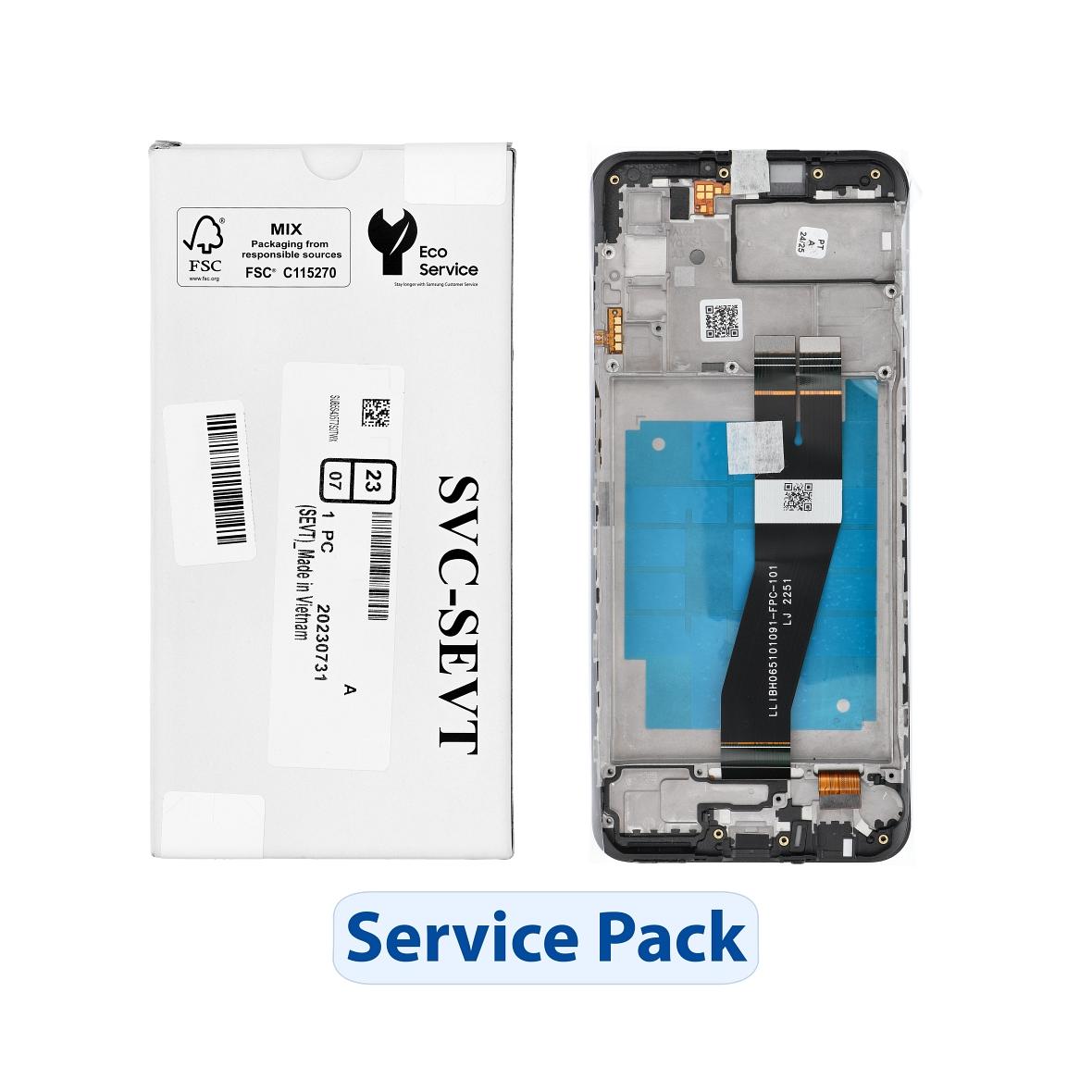 ServicePack Wyświetlacz LCD SAMSUNG A03s A037G GH81-21233A