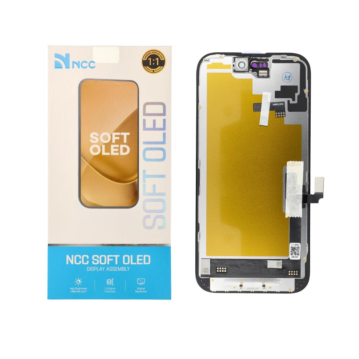 NCC Wyświetlacz do IPHONE 16 Soft Oled (możliwa wymiana IC)