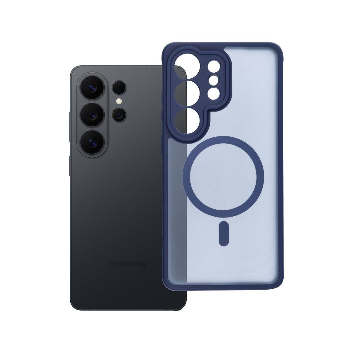 Futerał do Samsung S26 ULTRA Full Matte Mag Cover zgodny z MagSafe niebieski