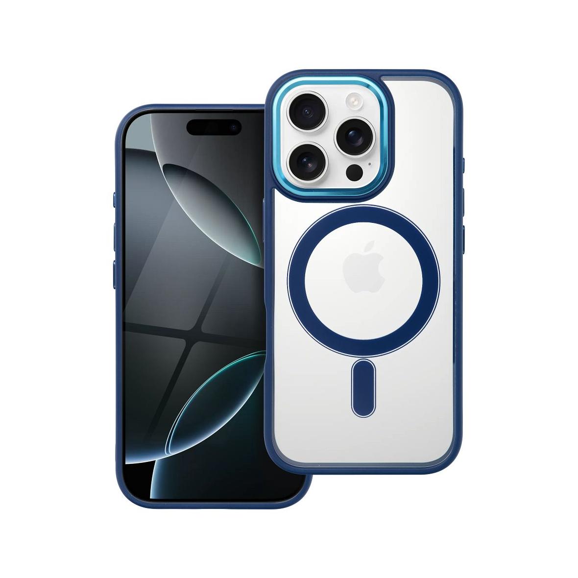 Futerał do iPhone 16 PRO Color Edge Mag Cover zgodny z MagSafe niebieski