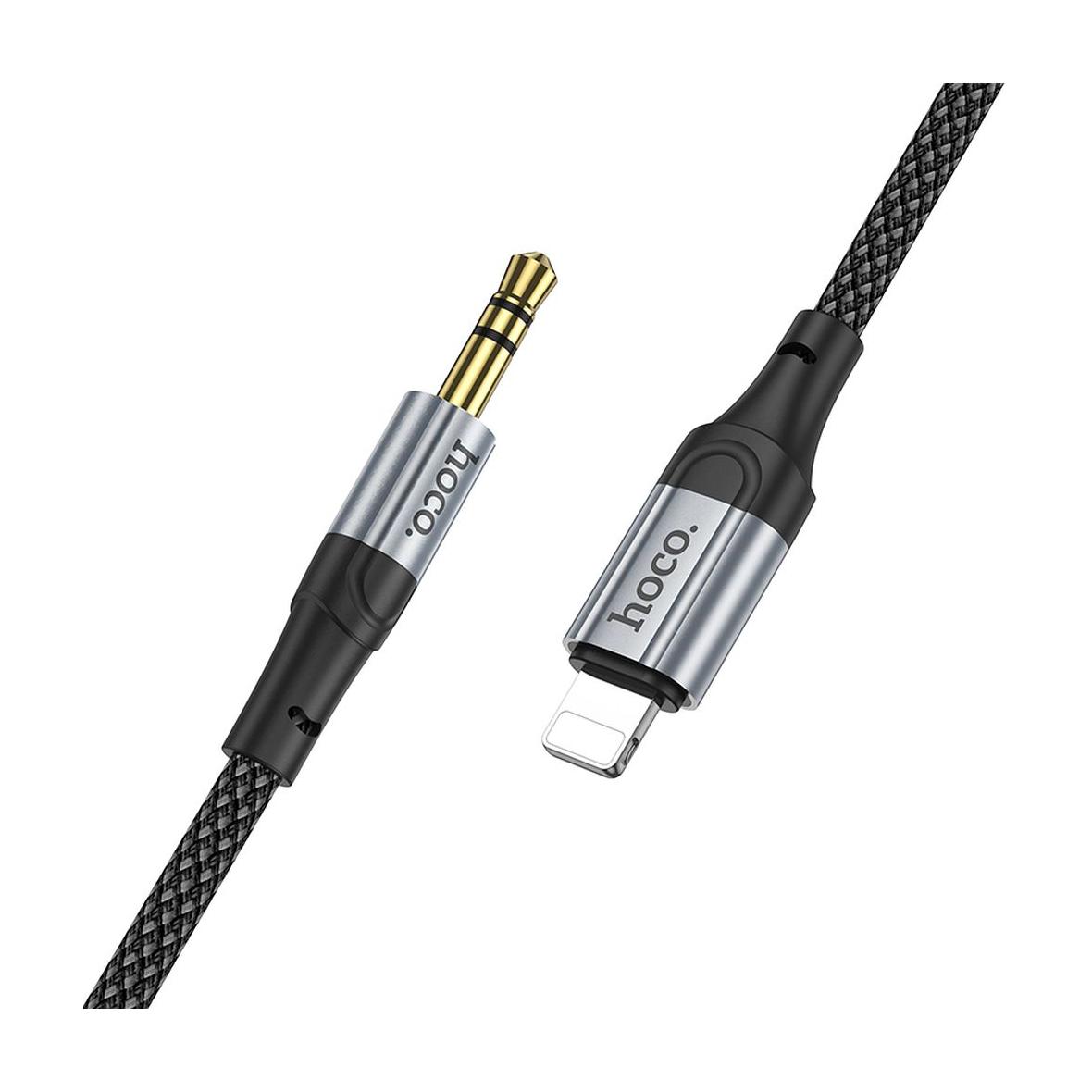 Kabel AUX Lightning do Jack 3,5 mm Hoco 1 m UPA26 czarny