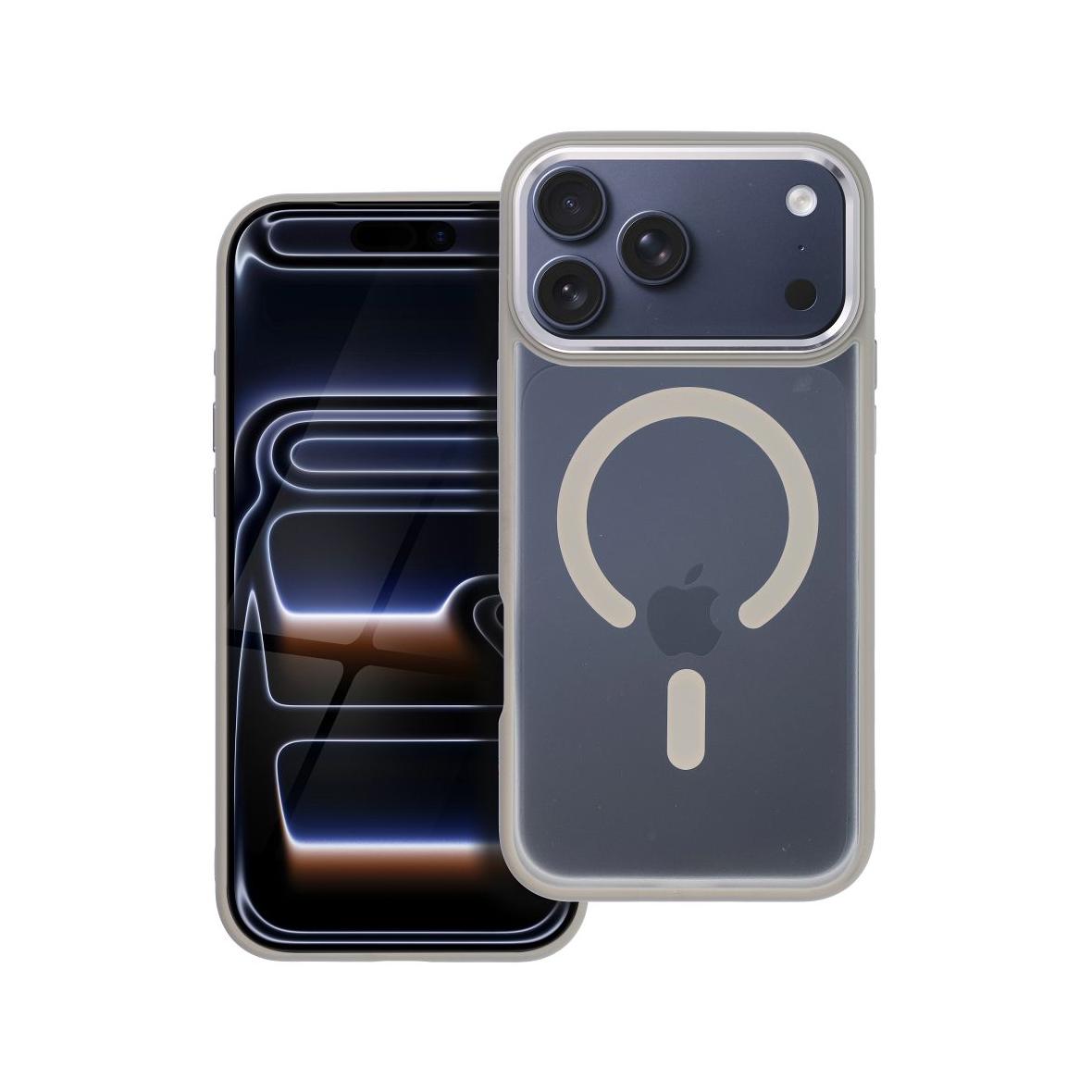 Futerał do iPhone 17 PRO MAX Matte Mag Cover zgodny z MagSafe tytanowy