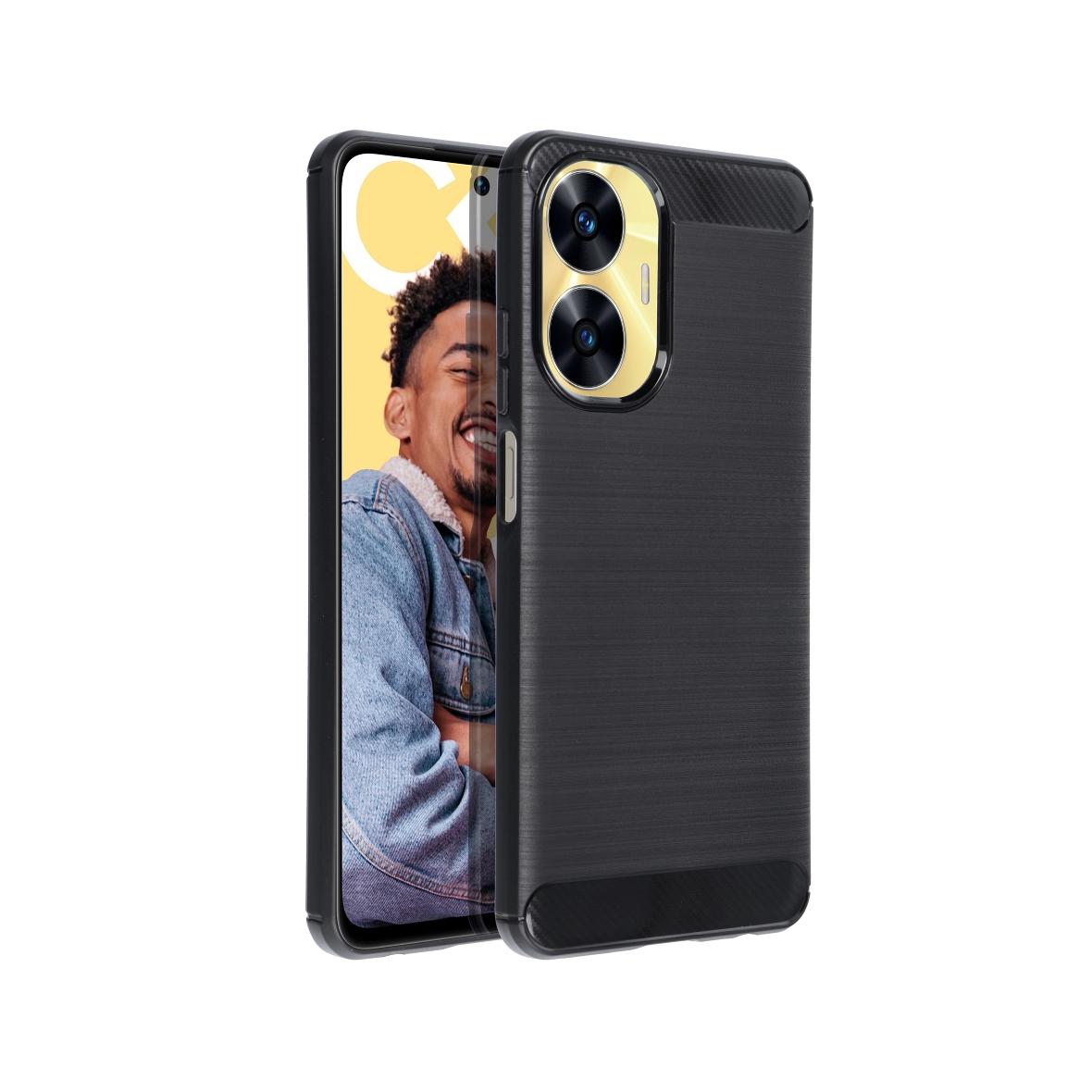 Futerał do Realme C55 Carbon czarny