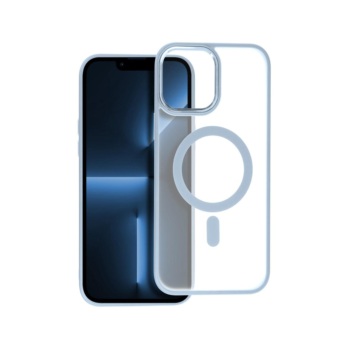 Futerał do iPhone 13 PRO Matte Mag Cover zgodny z MagSafe niebieski