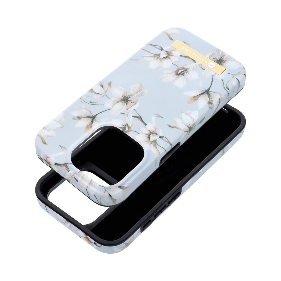 Etui na iPhone 14 PLUS Forcell F-Protect Mirage zgodny z MagSafe spring flowers