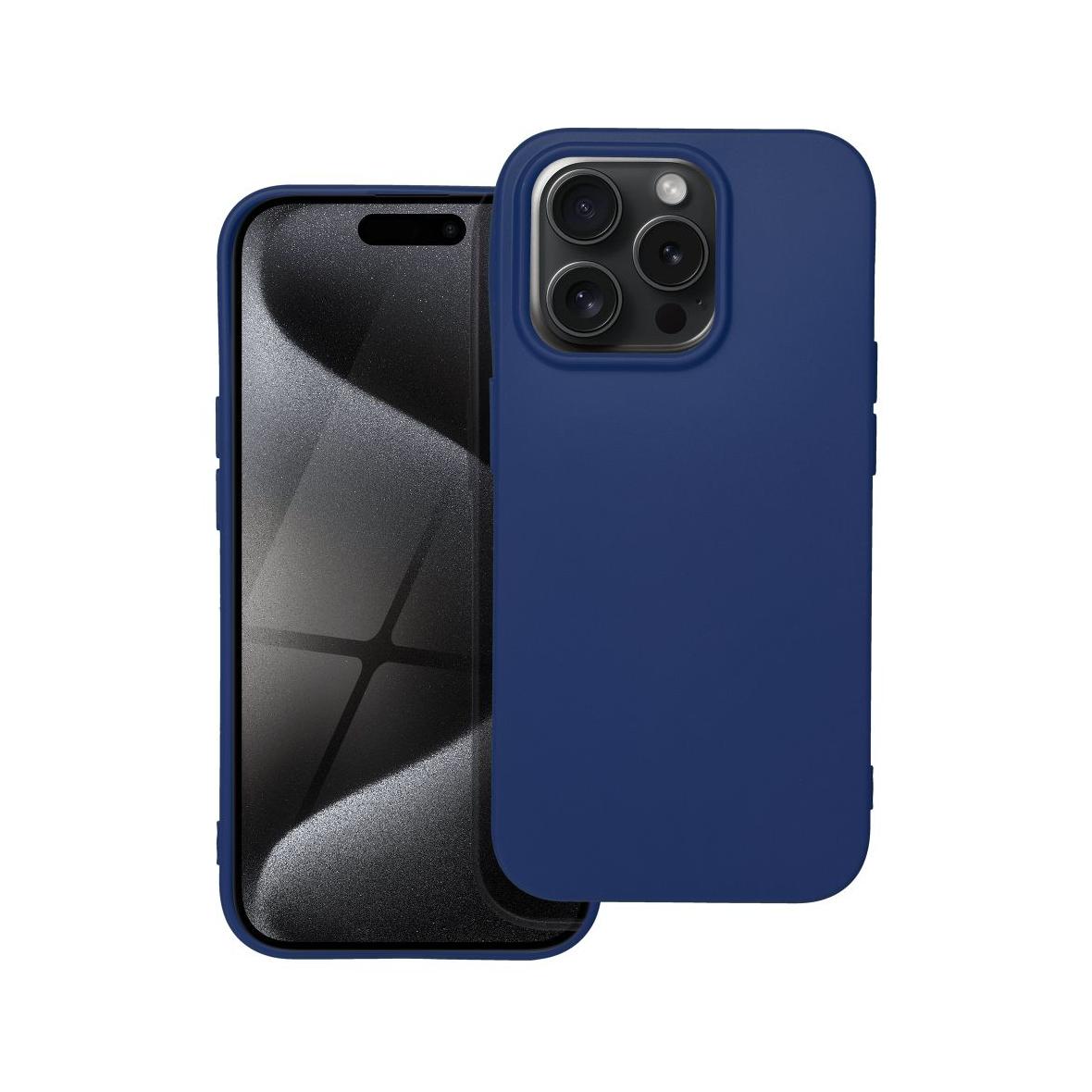 Futerał do iPhone 15 PRO Soft ciemnoniebieski