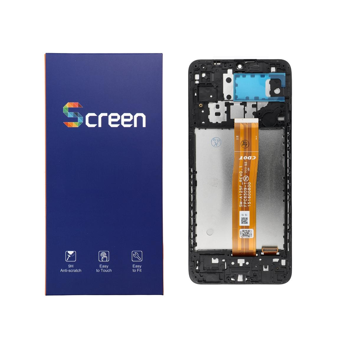 OG wyświetlacz LCD do SAMSUNG 12S A127 F/U/M OEM z ramką