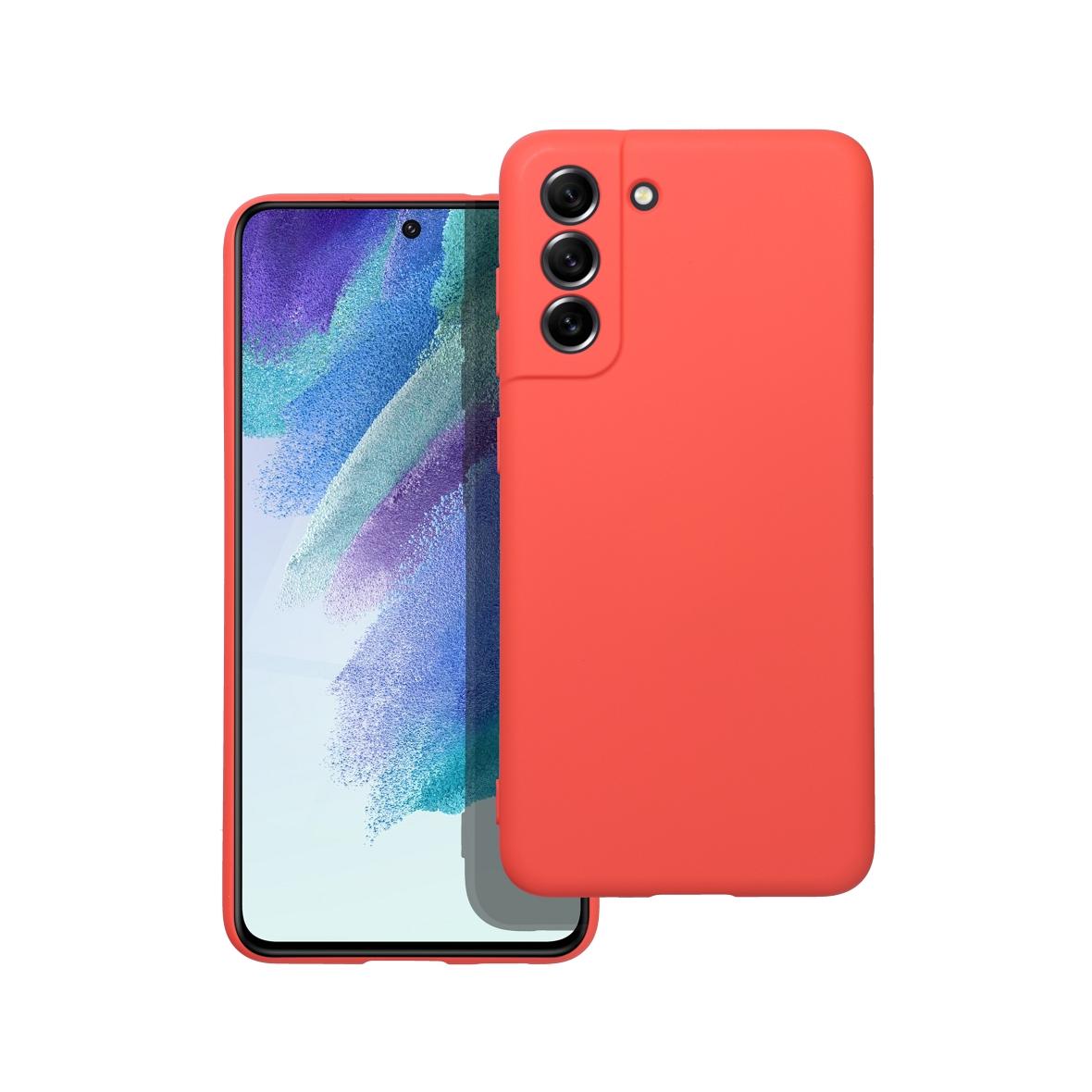 Futerał do Samsung S21 FE Silicone brzoskwiniowy