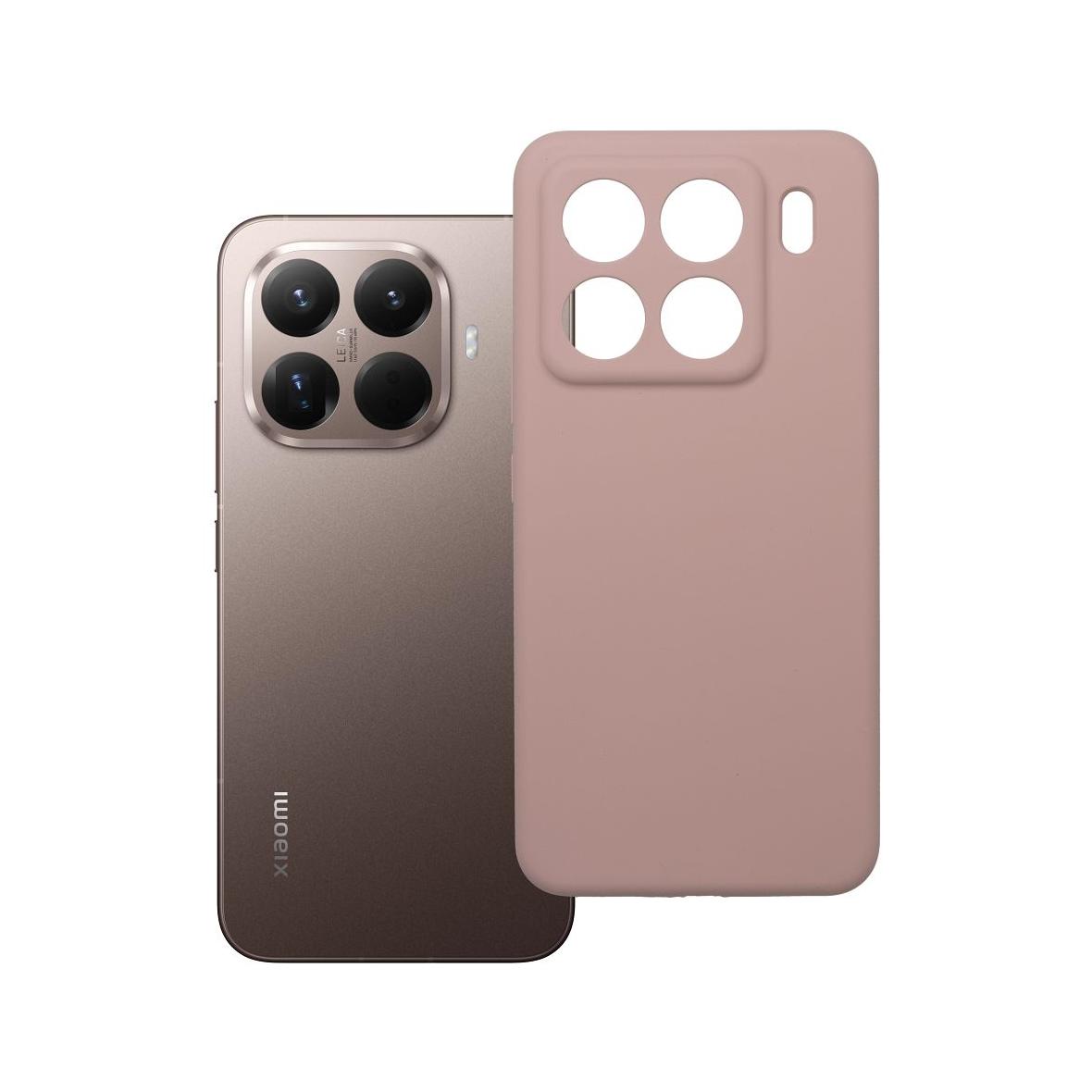 Futerał SILICONE 2mm do XIAOMI 15 Pro pudrowy róż