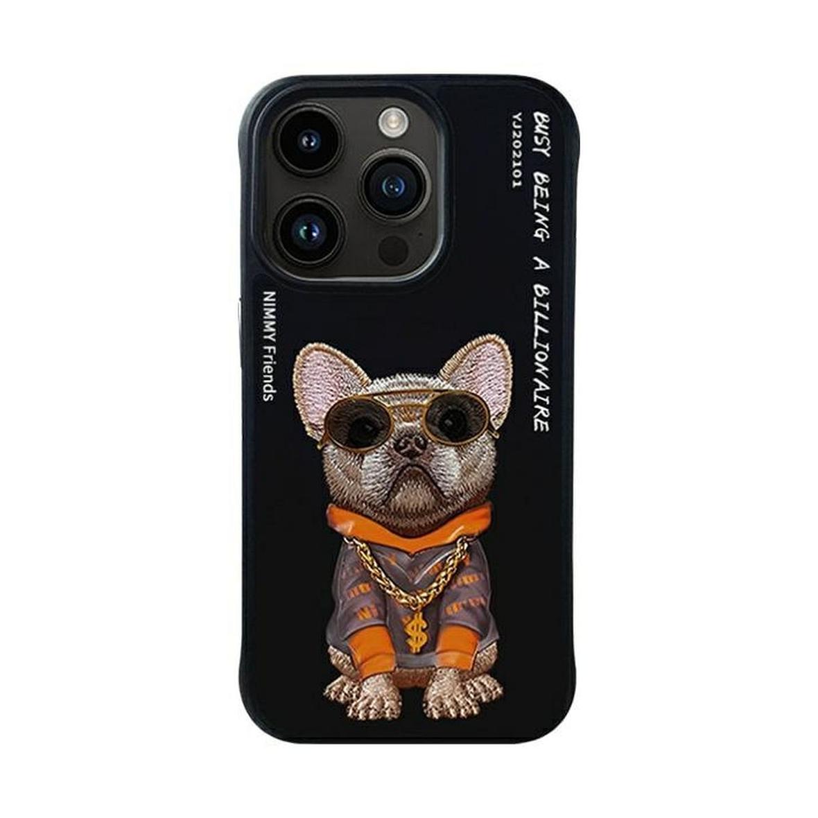 NIMMY futerał GLASSES COOL DOG do IPHONE 15 Pro Max czarny