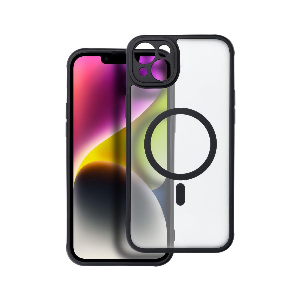 Futerał do iPhone 14 PLUS Full Matte Mag Cover zgodny z MagSafe czarny