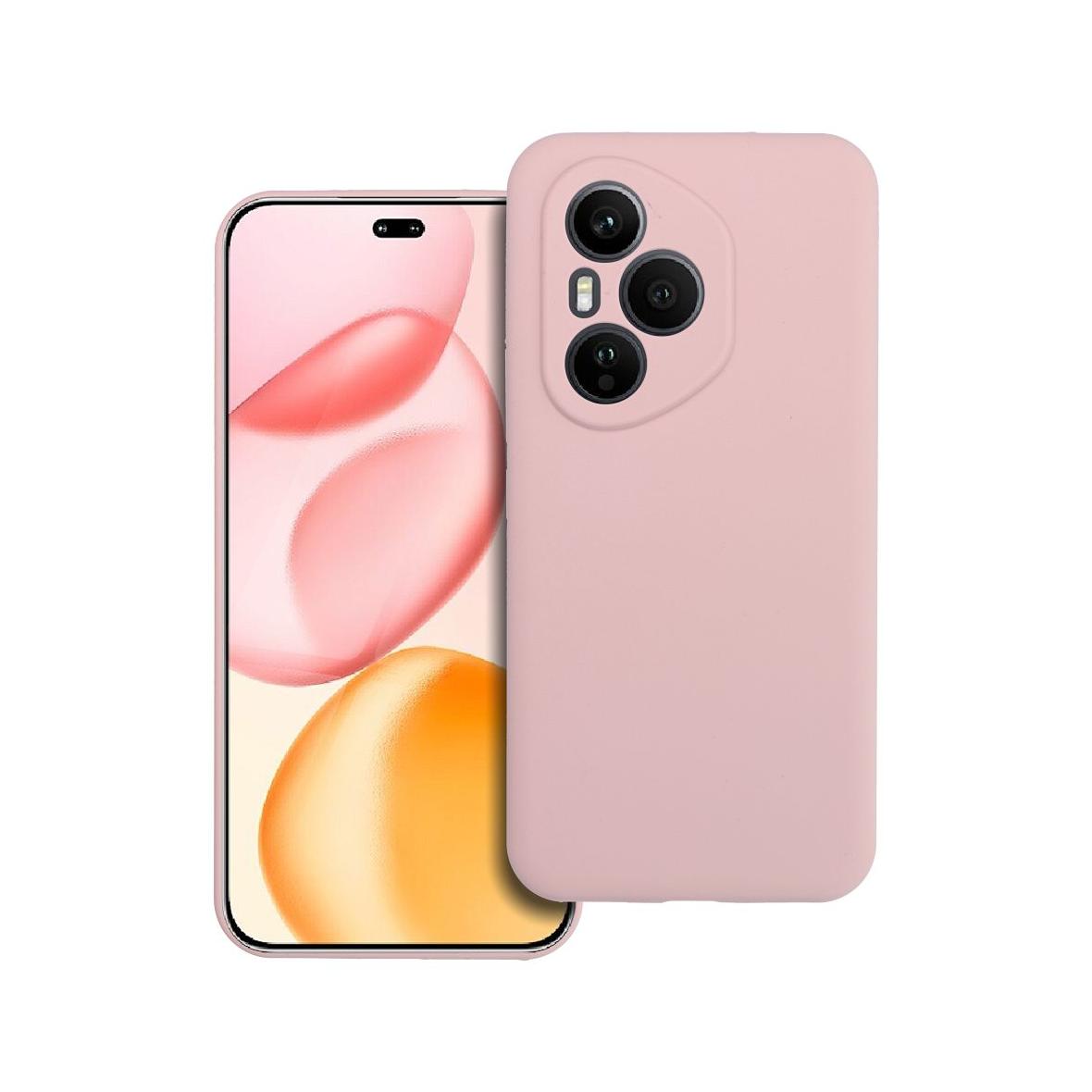 Futerał do Honor 400 PRO Silicone 2mm pudrowy róż