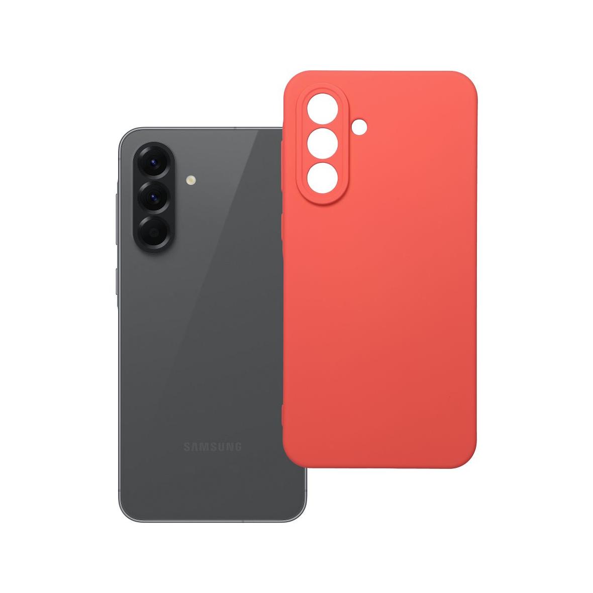 Futerał do Samsung A56 5G Silicone brzoskwiniowy