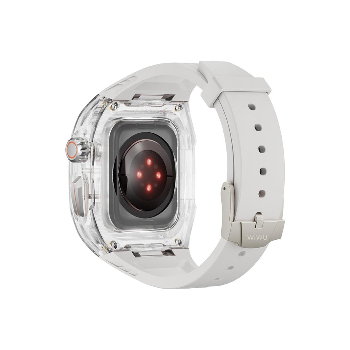 WiWU - Pasek do smartwatcha Wi-WB013 Rambo Watch Band 42/44/45mm - biały
