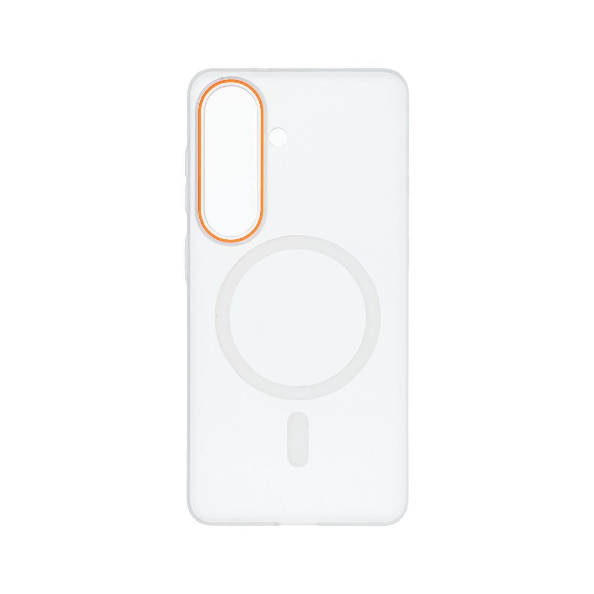 Futerał do Samsung S26 Go Orange zgodny z MagSafe transparentny
