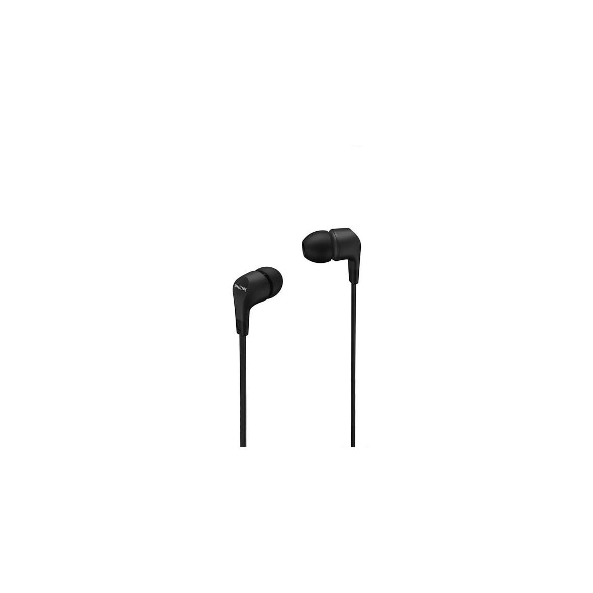 Słuchawki przewodowe douszne Jack 3,5 mm Philips TAE1105BK/00 czarne