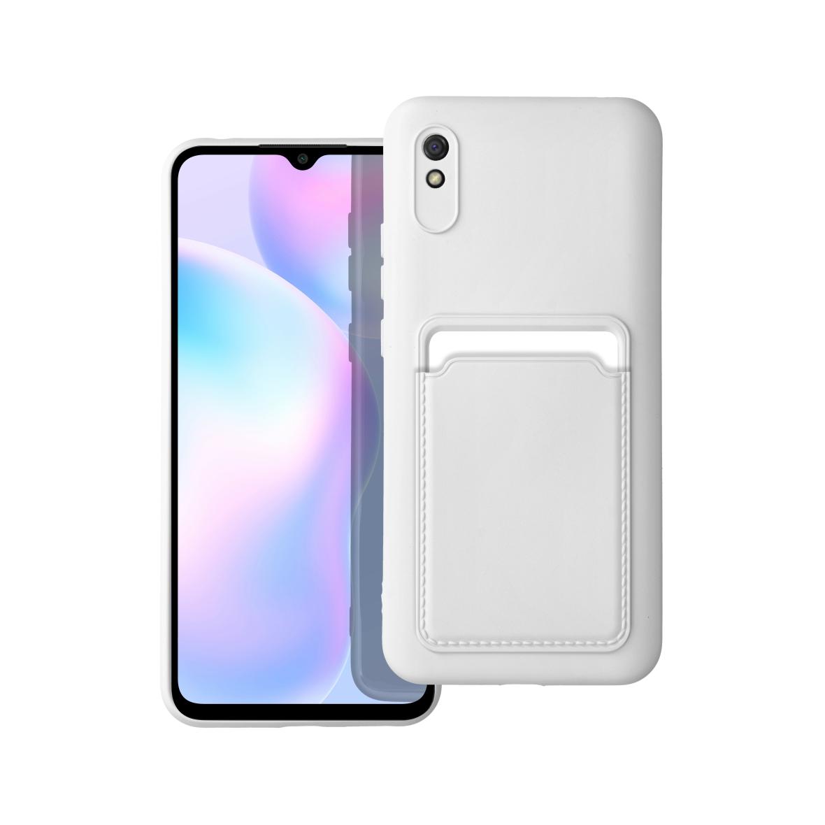 Futerał CARD CASE do XIAOMI Redmi 9A / 9AT biały