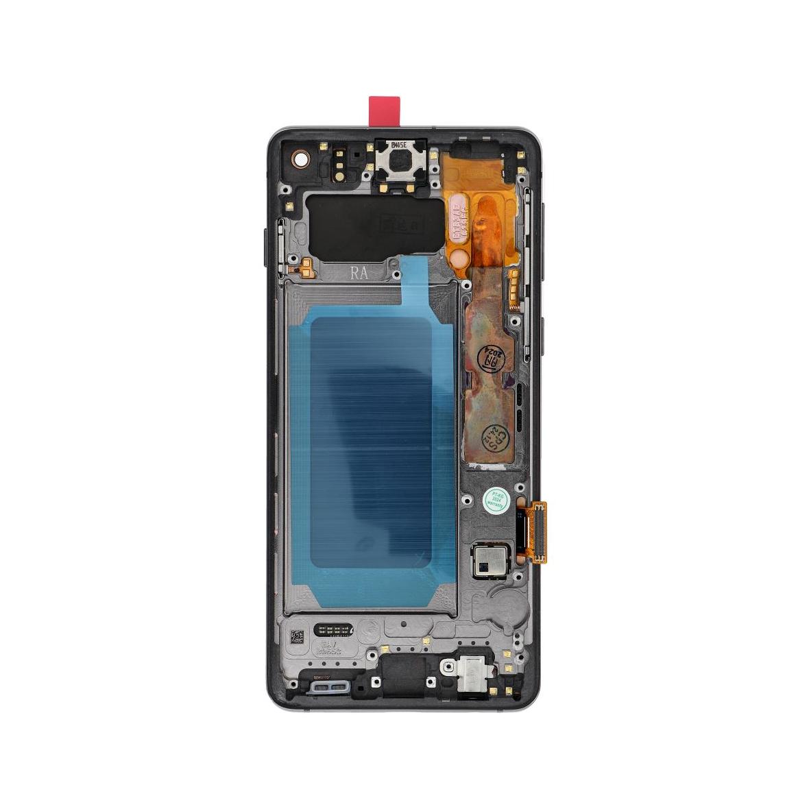 FixCell wyświetlacz LCD do SAMSUNG S10 G973 z ramką czarny (odnowiony)