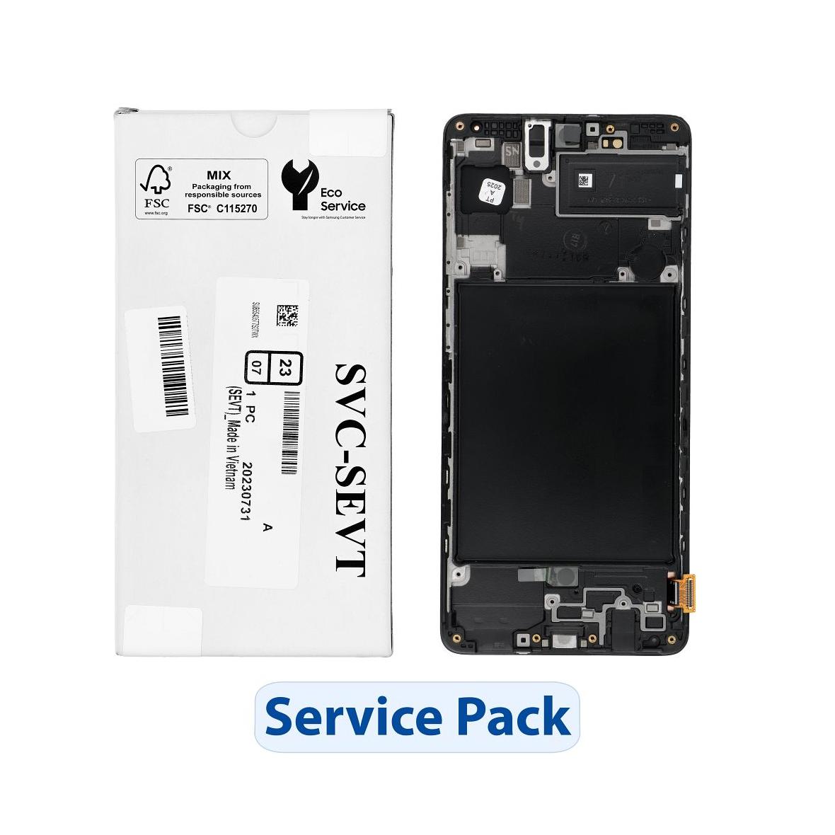 ServicePack Wyświetlacz LCD do SAMSUNG A71 A715F GH82-22248A