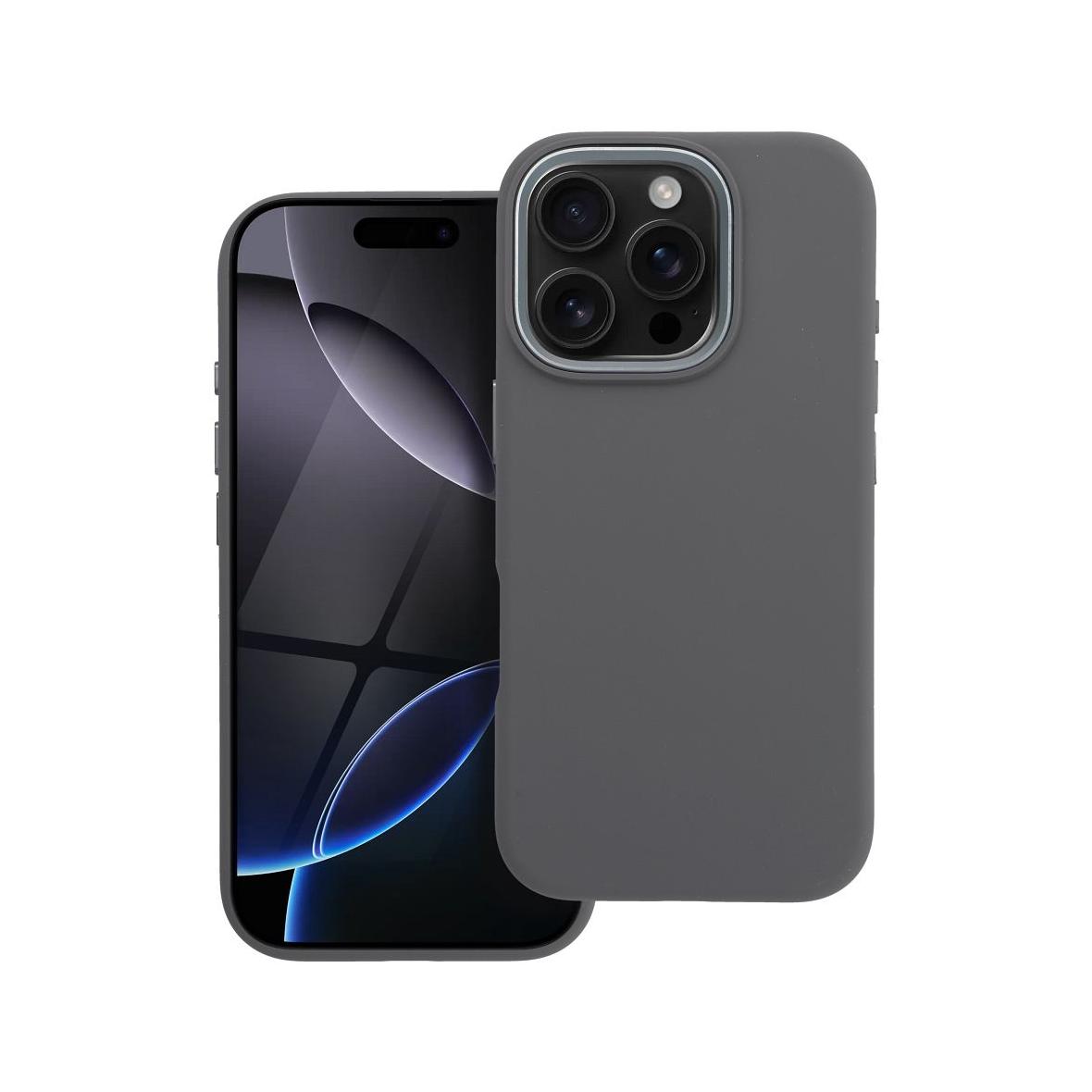 Etui na iPhone 16 PRO Forcell F-Protect Frame Premium zgodny z MagSafe szary 0INT