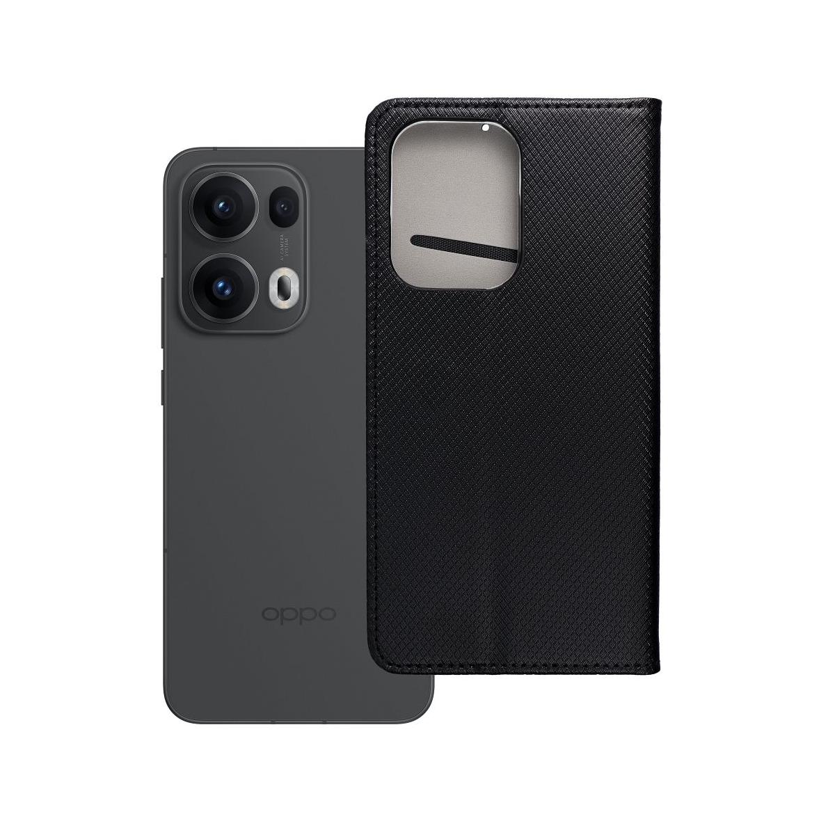 Etui z klapką na Oppo Reno 13 PRO 5G Smart Case Book czarne