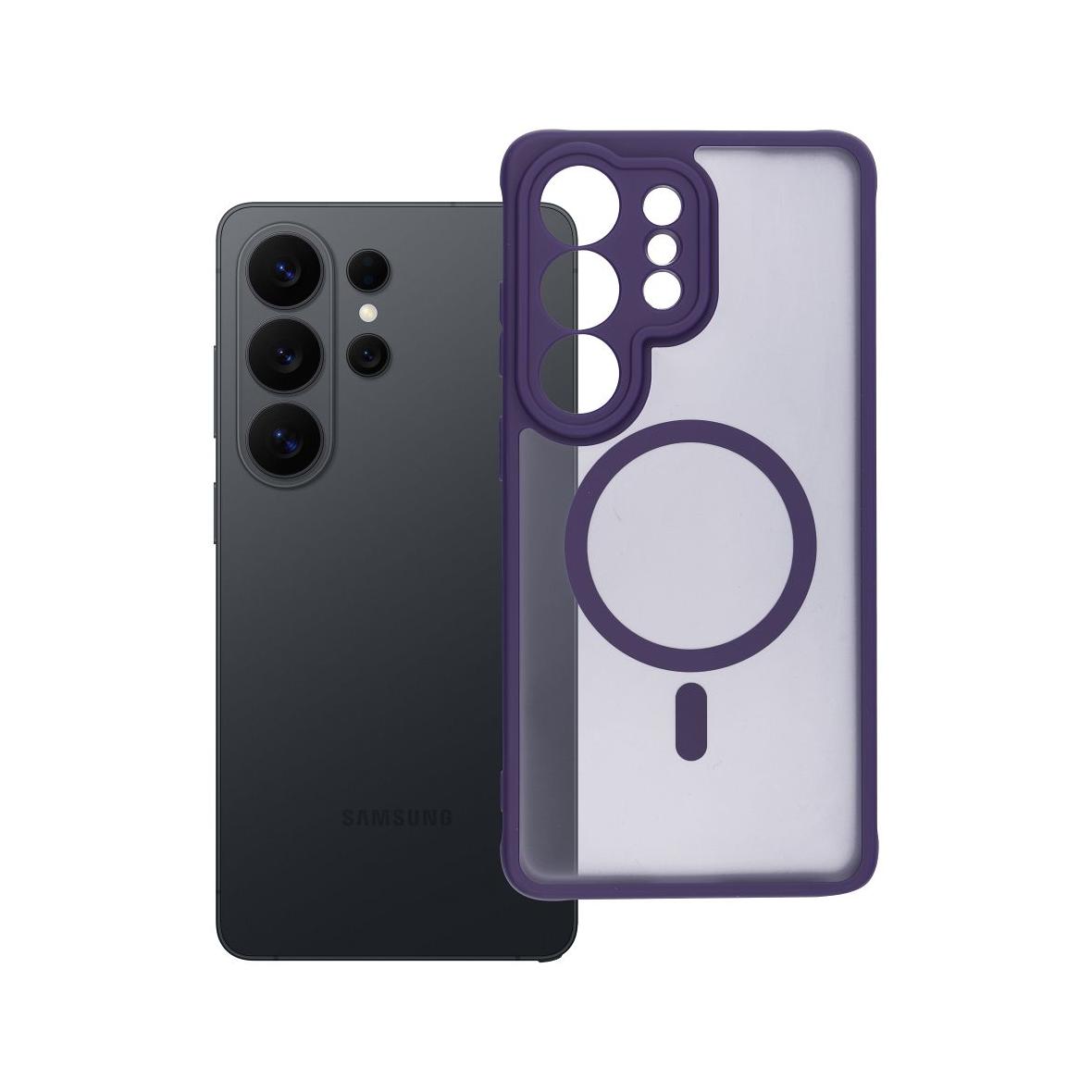 Futerał do Samsung S26 ULTRA Full Matte Mag Cover zgodny z MagSafe fioletowy