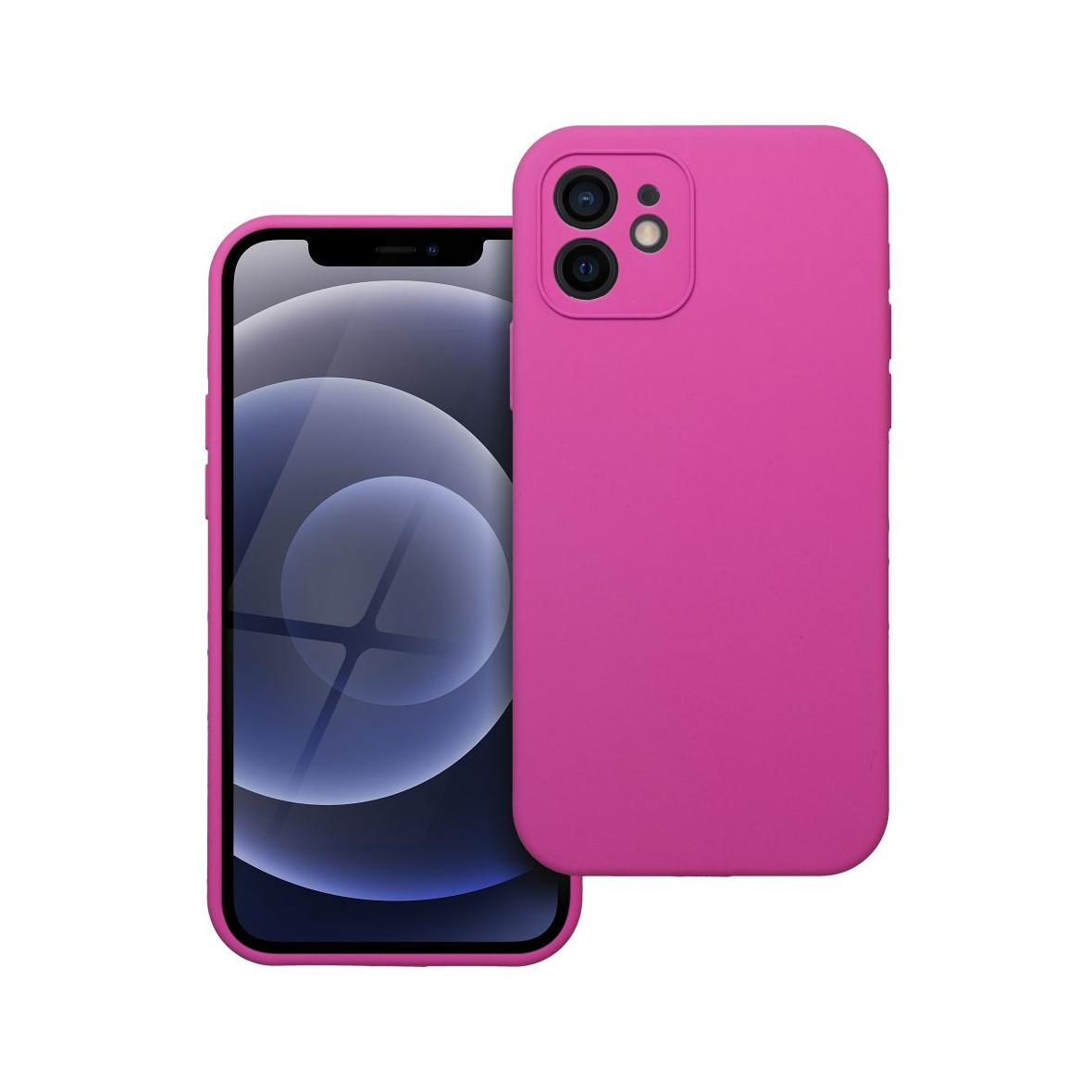 Futerał do iPhone 12 Silicone 2mm różowy