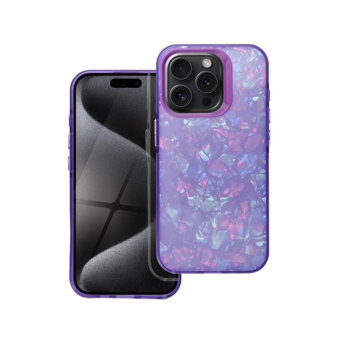 Futerał do iPhone 15 PRO Tutti Frutti fioletowy