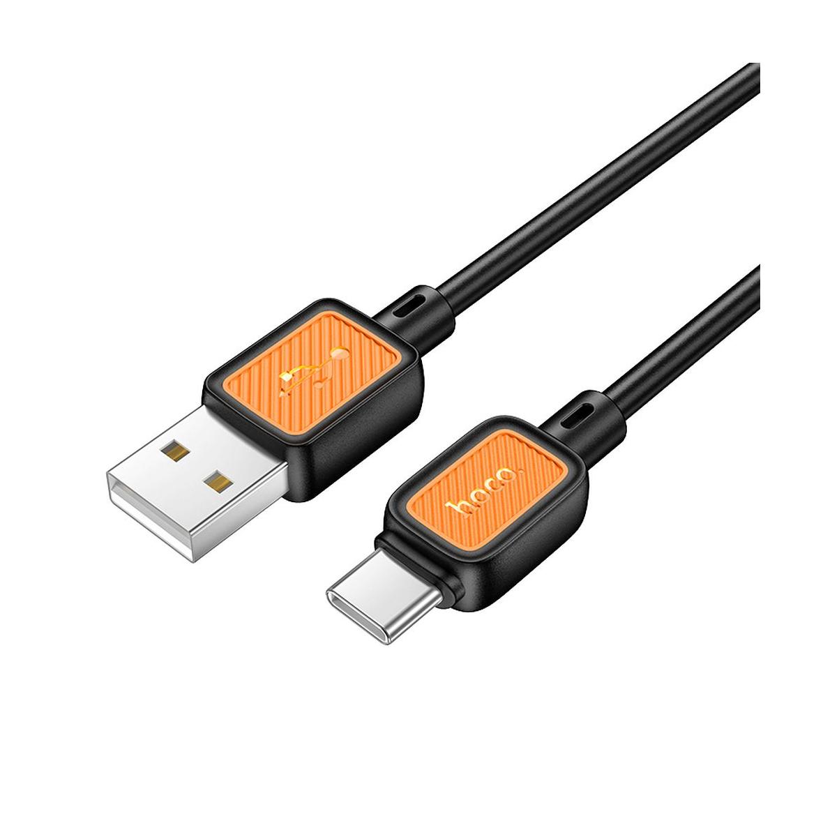 Kabel USB A do USB C Hoco 3A 1 m X108 czarny