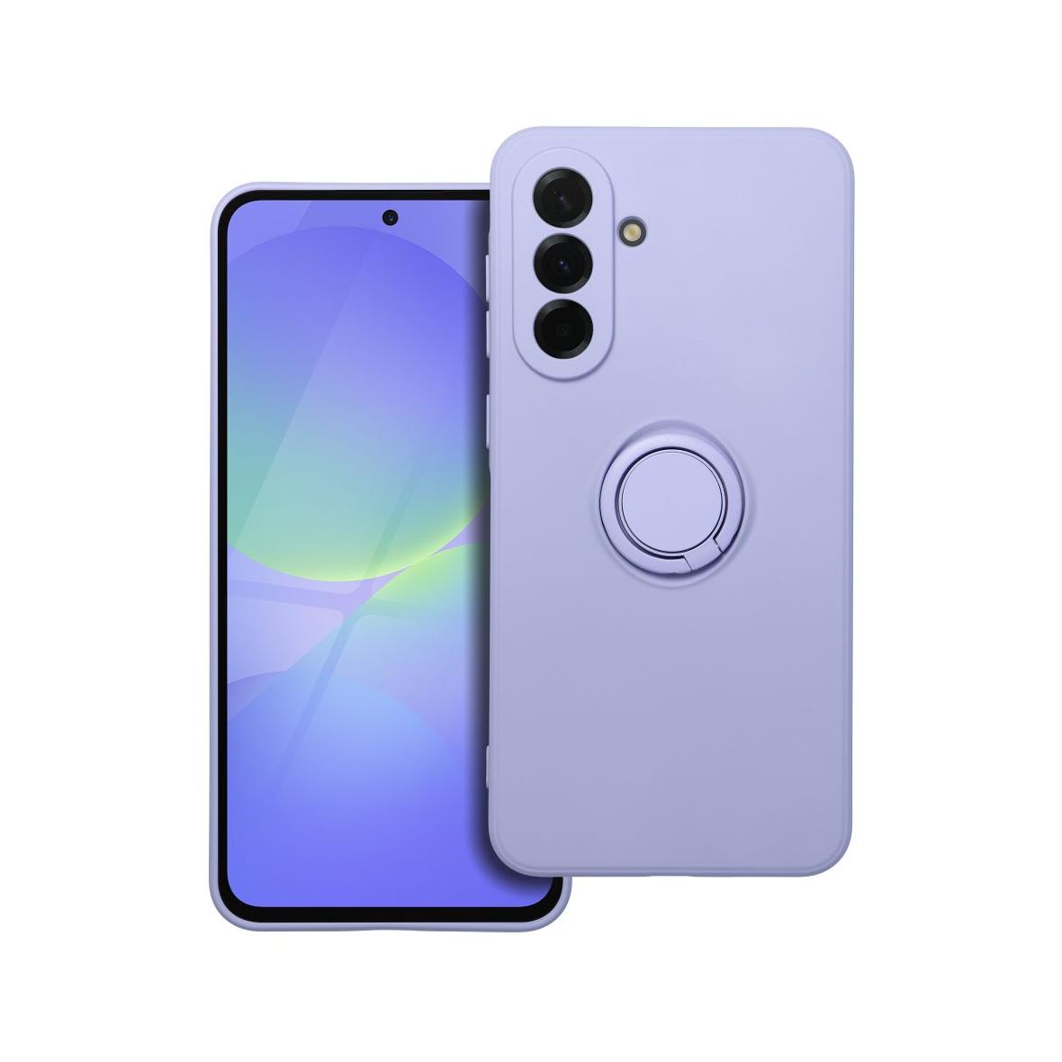 Futerał do Samsung A36 5G Silicone Ring fioletowy