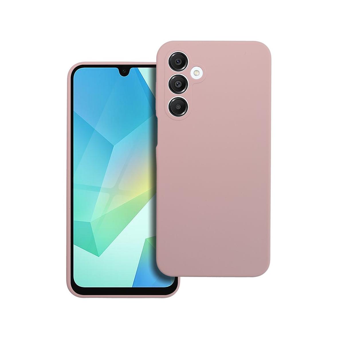 Futerał do Samsung A16 5G / A16 4G Silicone 2mm pudrowy róż