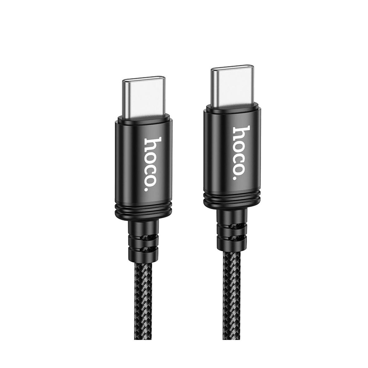 Kabel USB C do USB C Hoco 3A 60W 2 m X89 czarny