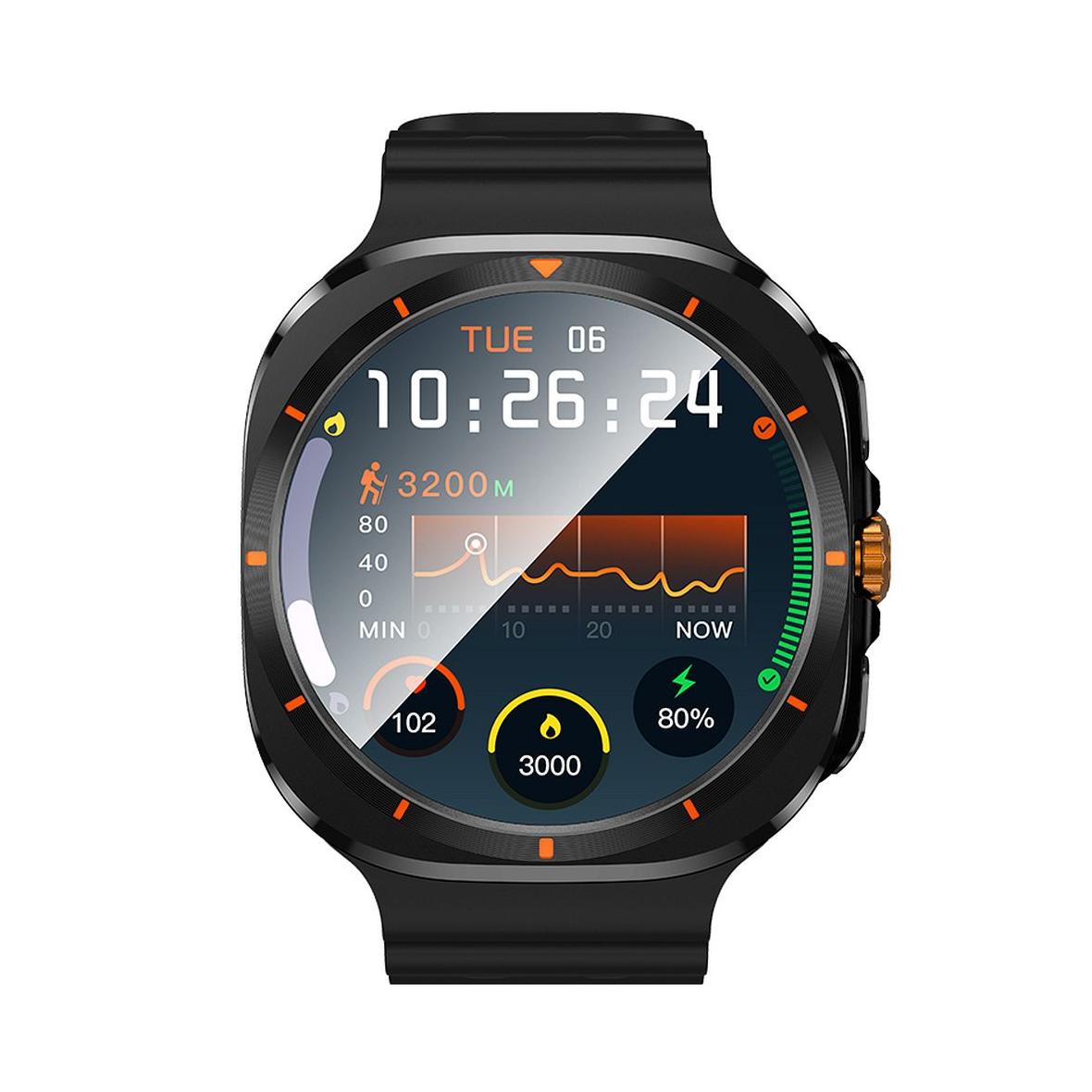 Smartwatch Hoco 1,5" TFT GPS z funkcją rozmowy Y29 czarny