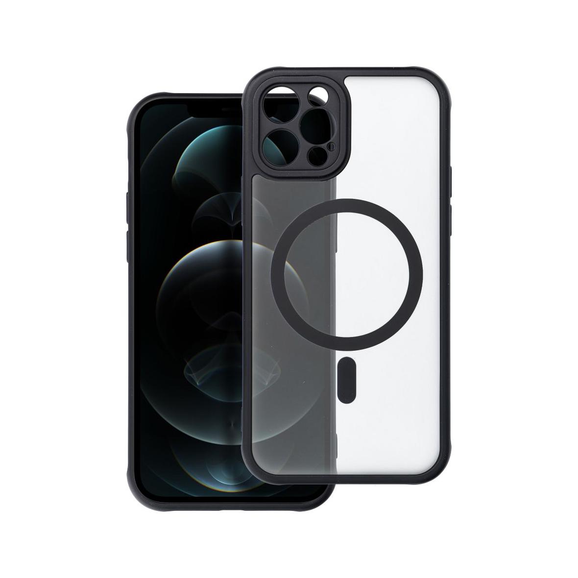 Futerał do iPhone 12 PRO Full Matte Mag Cover zgodny z MagSafe czarny