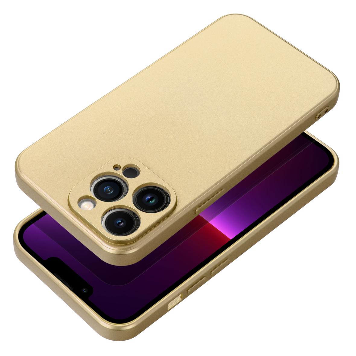 Futerał do iPhone 17 PRO Metallic złoty