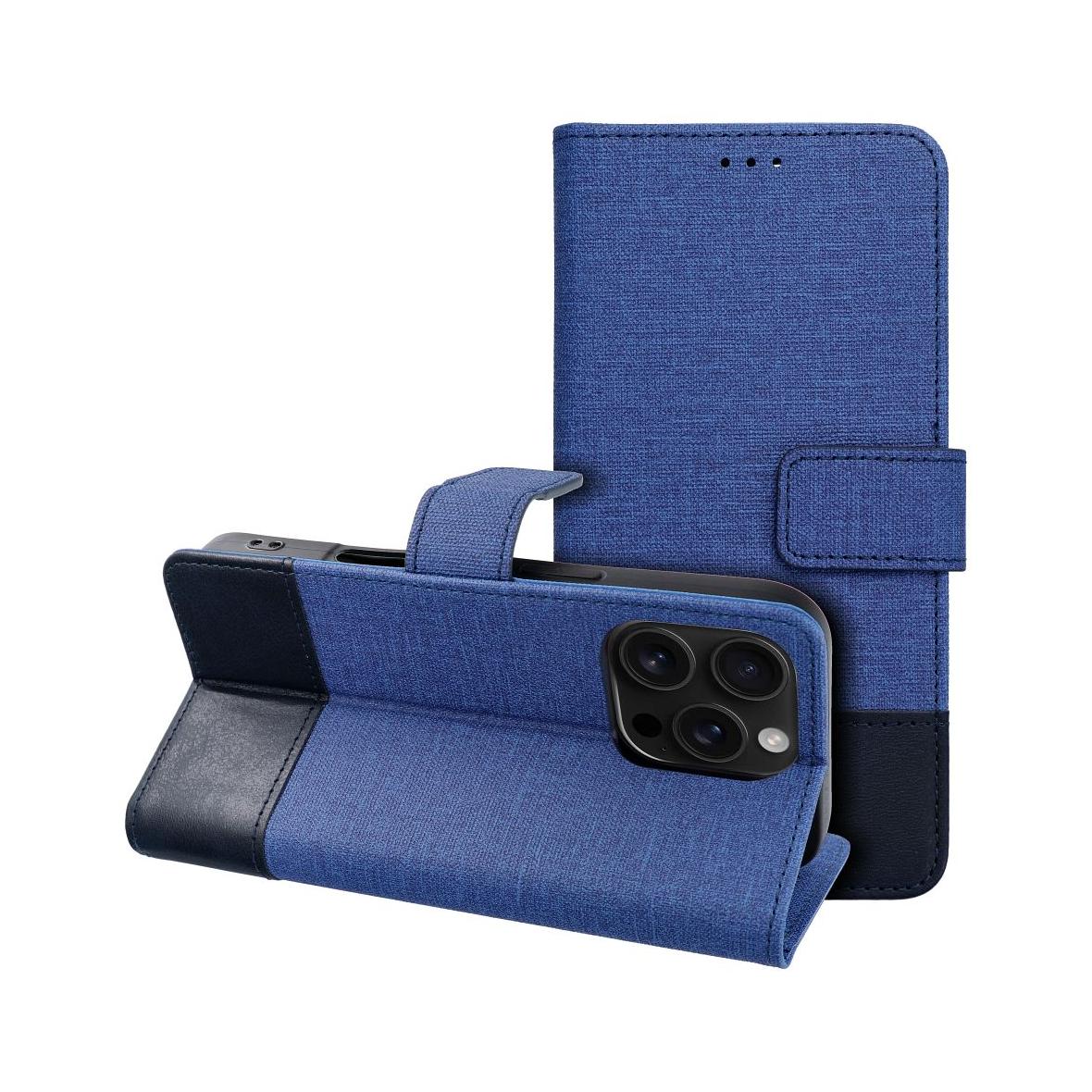 Etui z klapką na iPhone 16 PRO MAX Gomma Book niebieskie