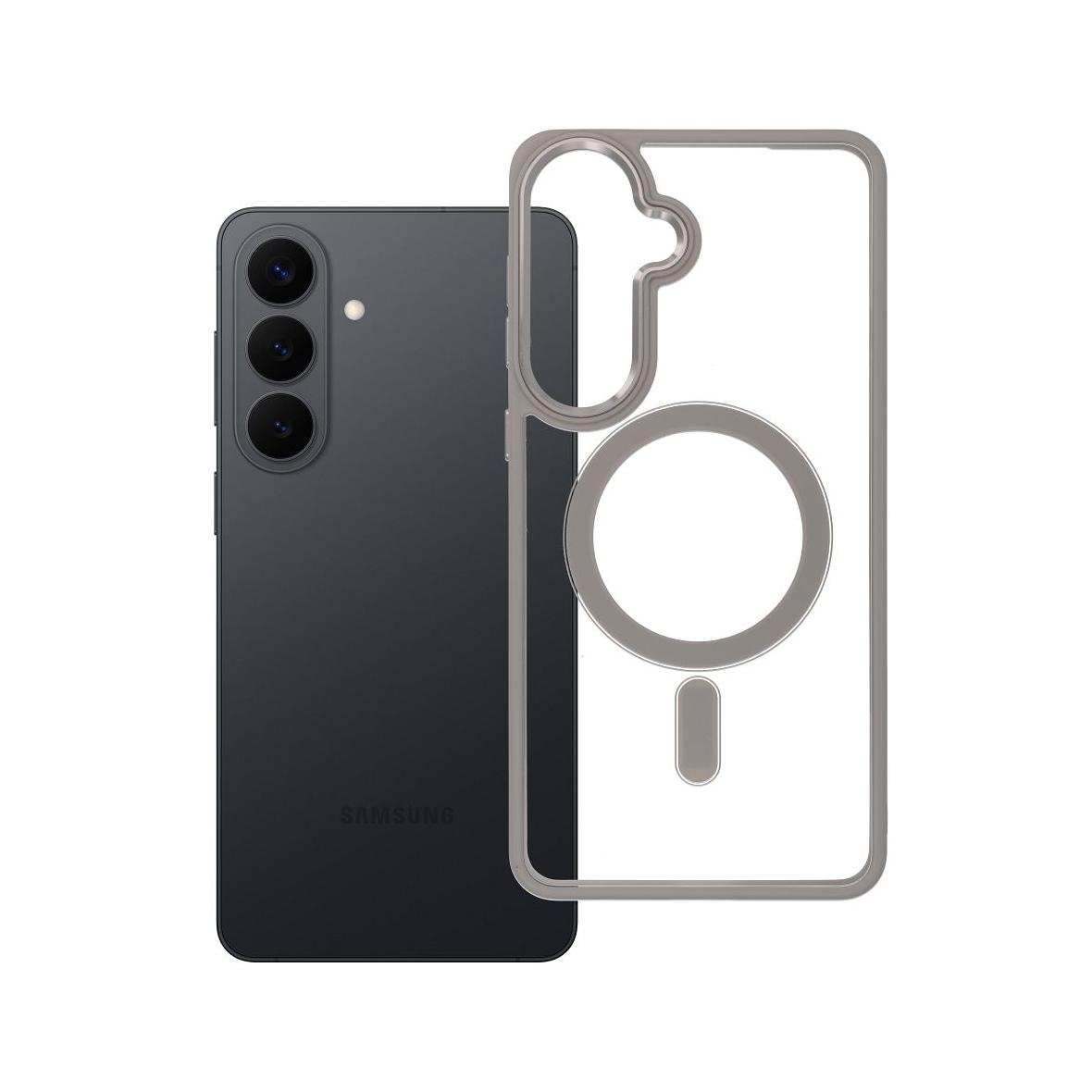 Futerał do Samsung S26 PLUS Color Edge Mag Cover zgodny z MagSafe tytanowy szary