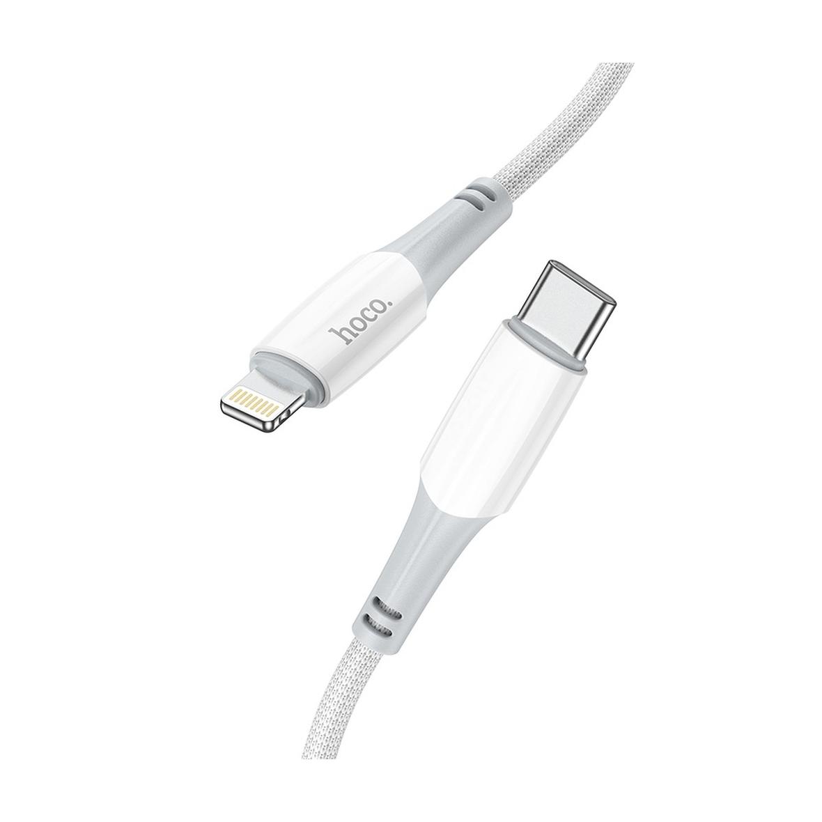 Kabel USB C do Lightning Hoco PD 3A 20W 1 m X70 biały