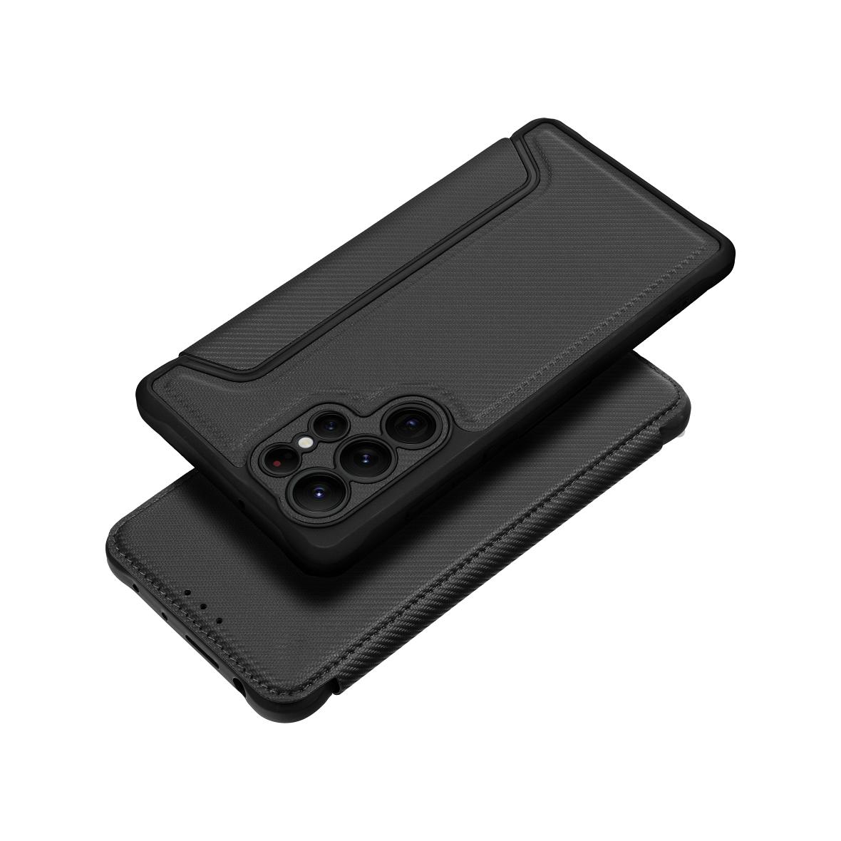 Etui z klapką na Samsung S25 Razor Book czarne
