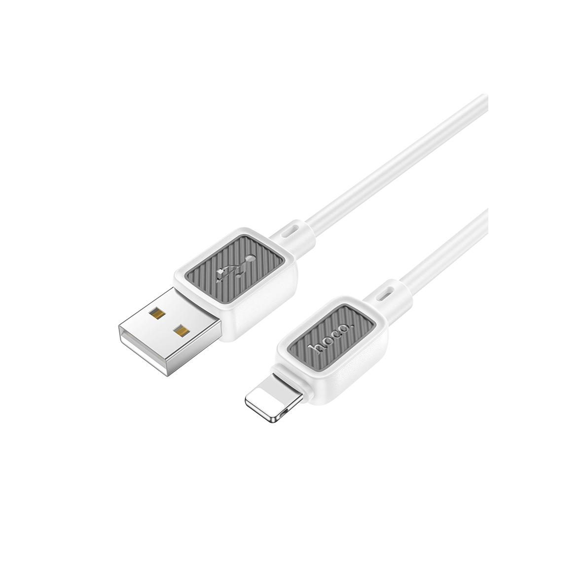 Kabel USB A do Lightning Hoco 2,4A 1 m X108 biały